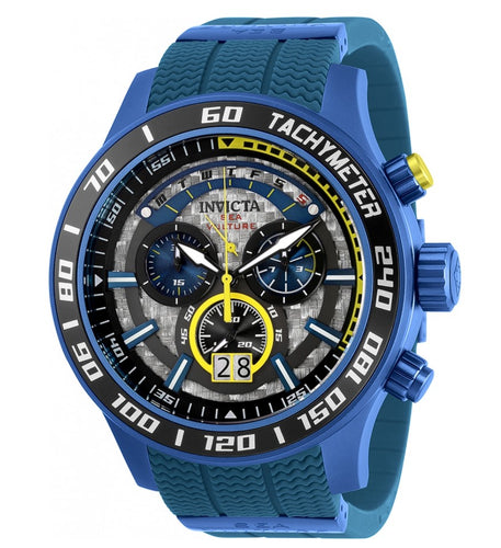 Invicta Sea Vulture Men's 54mm Blue Carbon Fiber Swiss Chronograph Watch 35028-Klawk Watches