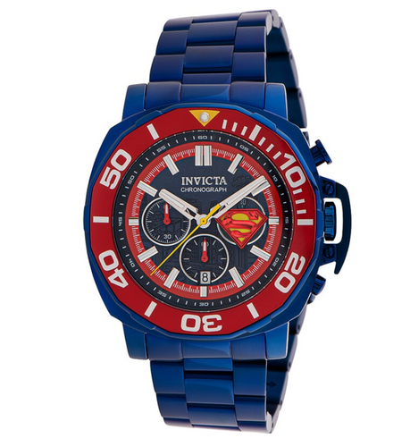 Invicta DC Comics Superman Men's 48mm Limited Edition Chronograph Watch 35077-Klawk Watches