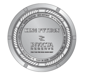 Invicta King Python Men's 50mm Ronda Swiss Retrograde Day Chrono Watch 35223-Klawk Watches