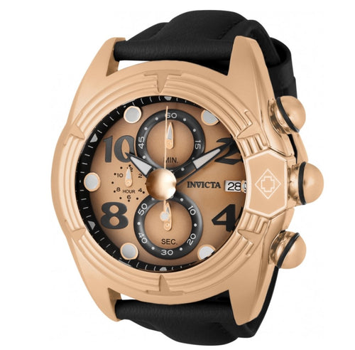 Invicta Lupah Diver Men's 52mm Rose Gold Fly-Back Chronograph Watch 35262-Klawk Watches