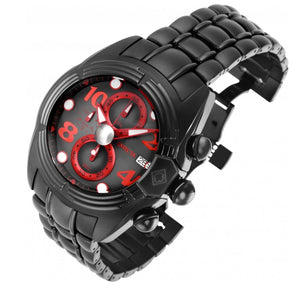 Invicta Lupah Diver Men's 52mm Black / Red Fly-Back Chronograph Watch 35264 RARE-Klawk Watches