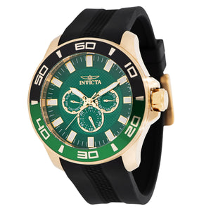 Invicta Pro Diver Men's 50mm Green Dial Silicone Multifunction Date Watch 35743-Klawk Watches