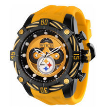 Load image into Gallery viewer, Invicta NFL Pittsburgh Steelers Men&#39;s 52mm Silicone Chronograph Watch 35862-Klawk Watches
