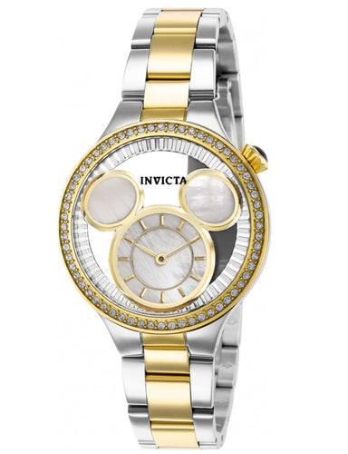 Invicta Disney Luxe Women's 35mm Limited Edition Gold MOP Mickey Watch 36265-Klawk Watches