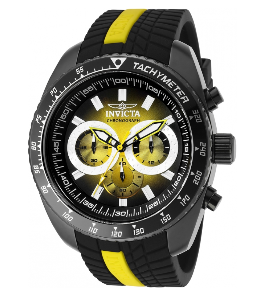 Invicta s1 rally chronograph sales black dial men's watch