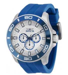 Invicta Pro Diver Men's 50mm White Dial Electric Blue Multifunction Watch 36610-Klawk Watches
