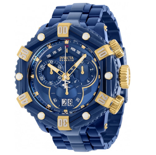 Invicta Reserve Huracan BLUE Label Edition Men's 53mm Chronograph Watch 36633-Klawk Watches