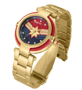 Invicta Captain Marvel Women's 40mm Limited Edition Crystals Dial Watch 36953-Klawk Watches