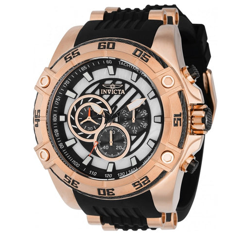 Invicta Speedway Men's 52mm Mother Pearl Dial Rose Gold Chronograph Watch 37013-Klawk Watches