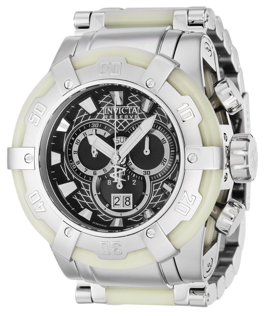 Invicta Reserve Hyperion Men's 53mm LARGE Luminous Tube Swiss Chrono Watch 37334-Klawk Watches