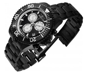 Invicta Grand Diver Men's 47mm Triple Black Ronda SWISS Chronograph Watch 26852-Klawk Watches