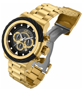 Invicta Bolt Men's 50mm Gold Stainless Anatomic Dial Chronograph Watch 27800-Klawk Watches
