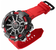 Load image into Gallery viewer, Invicta S1 Rally JM Correa Men&#39;s 58mm GMT Dual Time LARGE Black Red Watch 37655-Klawk Watches
