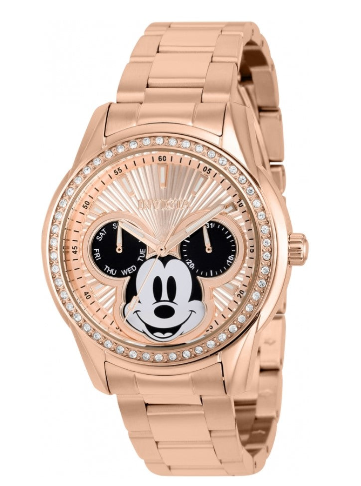 Invicta Disney Women's 38mm Mickey Mouse Limited Edition Crystals Watch 37825-Klawk Watches