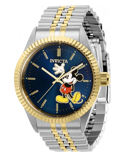 Invicta Disney Men's 43mm Limited Ed Mickey Dial Two Tone Stainless Watch 37853-Klawk Watches