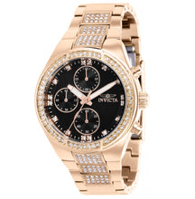 Load image into Gallery viewer, Invicta Specialty Lux Women&#39;s 38mm Crystals Black Rose Gold Chrono Watch 38617-Klawk Watches
