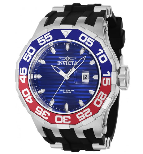 Invicta Subaqua Specialty Men's 51.5mm Pepsi Bezel 500M Quartz Watch 38693-Klawk Watches