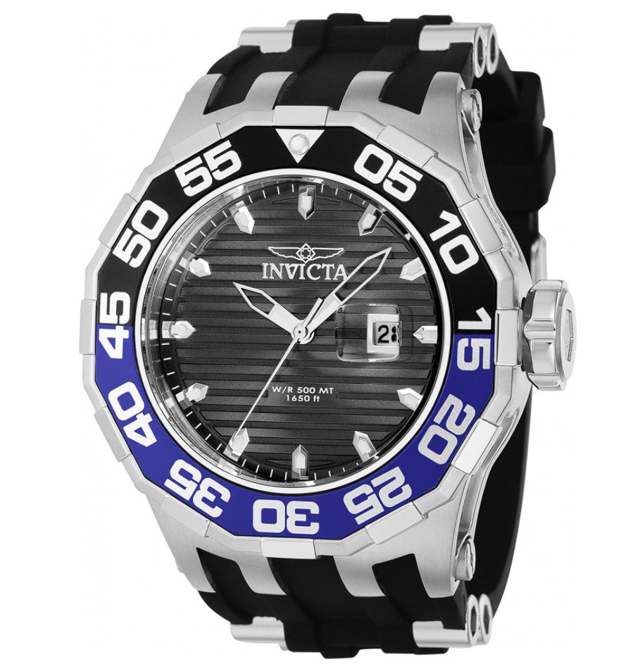 Invicta Subaqua Specialty Diver Mens 51.5mm Black / Blue 500M Quartz Watch 38783-Klawk Watches