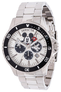 Invicta Disney Men's 48mm Mickey Mouse Limited Edition Silver Chrono Watch 39049-Klawk Watches