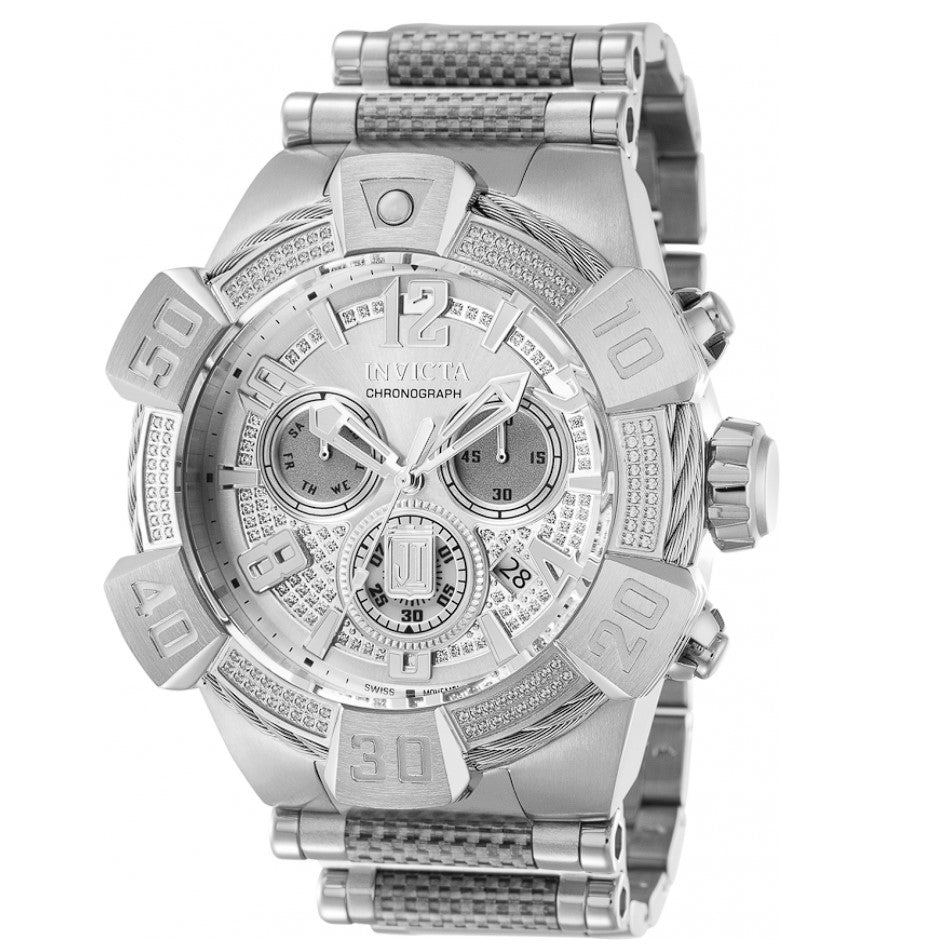 Invicta Jason Taylor .78 CTW Diamond Men's 52mm Swiss Chronograph Watch  40434