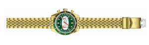 Invicta Speedway Monaco Men's 43mm Dual Time Dials Green Dial Gold Watch 40528-Klawk Watches