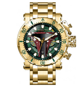 Invicta Star Wars Boba Fett Men's 52mm Coalition Limited Ed Chrono Watch 40610-Klawk Watches