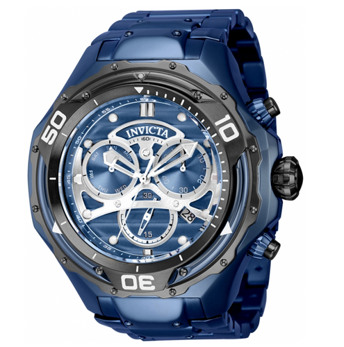 Invicta Mammoth Men's 54mm Blue Gunmetal Swiss Chronograph Watch 40795-Klawk Watches