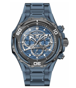 Invicta Mammoth Men's 54mm Blue Gunmetal Swiss Chronograph Watch 40795-Klawk Watches