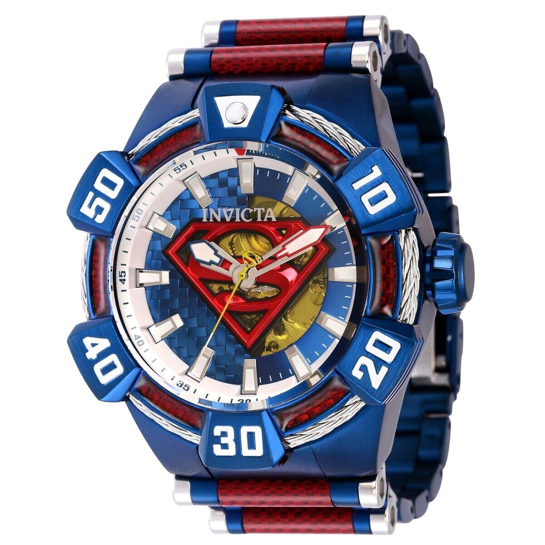 Invicta DC Comics Superman Automatic Men's 52mm Carbon Fiber Limited Watch  41001