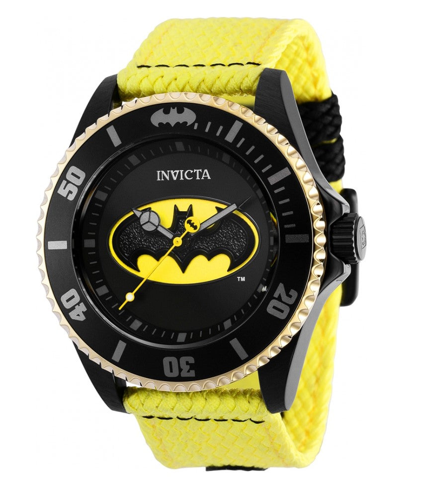 Invicta DC Comics Batman Men's 44mm Black Limited Edition Quartz Watch 41286-Klawk Watches