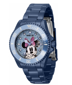 Invicta Disney Women's 36mm Blue Glitter Dial Minnie Limited Edition Watch 41349-Klawk Watches