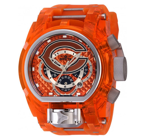 Invicta NFL Chicago Bears Men's 52mm Magnum Dual Time Limited Watch 41542-Klawk Watches