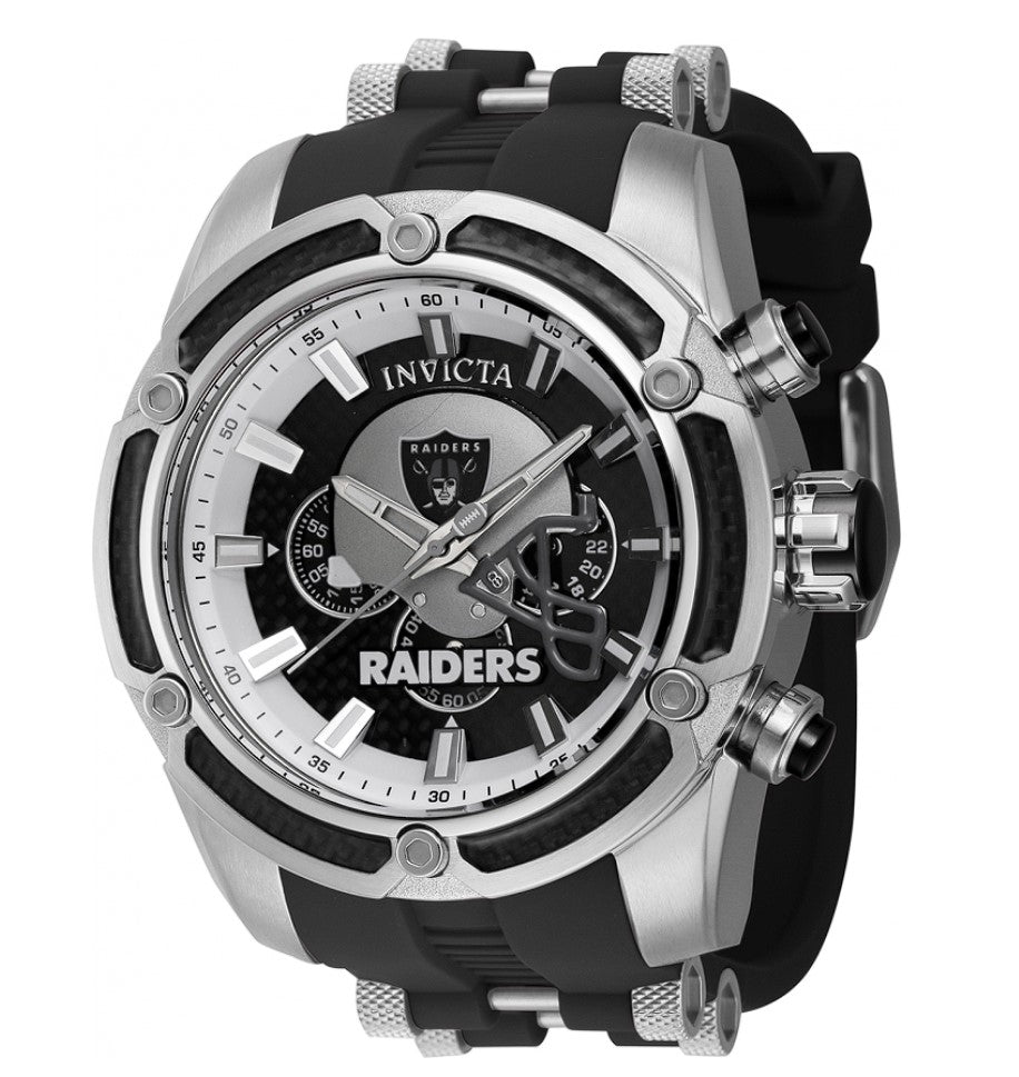 Invicta NFL Las Vegas Raiders Automatic White Dial Men's Watch 33030