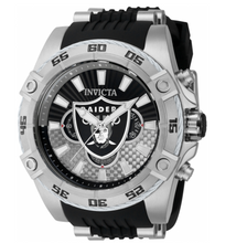 Load image into Gallery viewer, Invicta NFL Las Vegas Raiders Men&#39;s 52mm Carbon Fiber Chronograph Watch 41982-Klawk Watches
