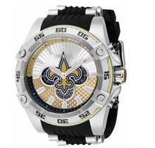 Load image into Gallery viewer, Invicta NFL New Orleans Saints Men&#39;s 52mm Carbon Fiber Chronograph Watch 41986-Klawk Watches
