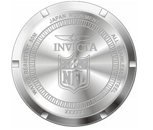 Invicta NFL Dallas Cowboys Men's 43mm Silver Stainless Quartz Watch 42397-Klawk Watches