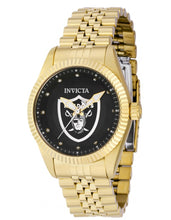 Load image into Gallery viewer, Invicta NFL Las Vegas Raiders Lady Women&#39;s 36mm Gold Stainless Watch 42533-Klawk Watches
