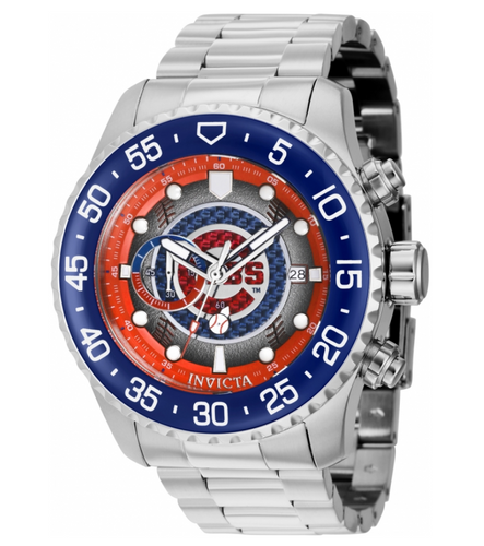 Invicta MLB Chicago Cubs Men's 50mm Pro Diver Carbon Fiber Chrono Watch 42685-Klawk Watches