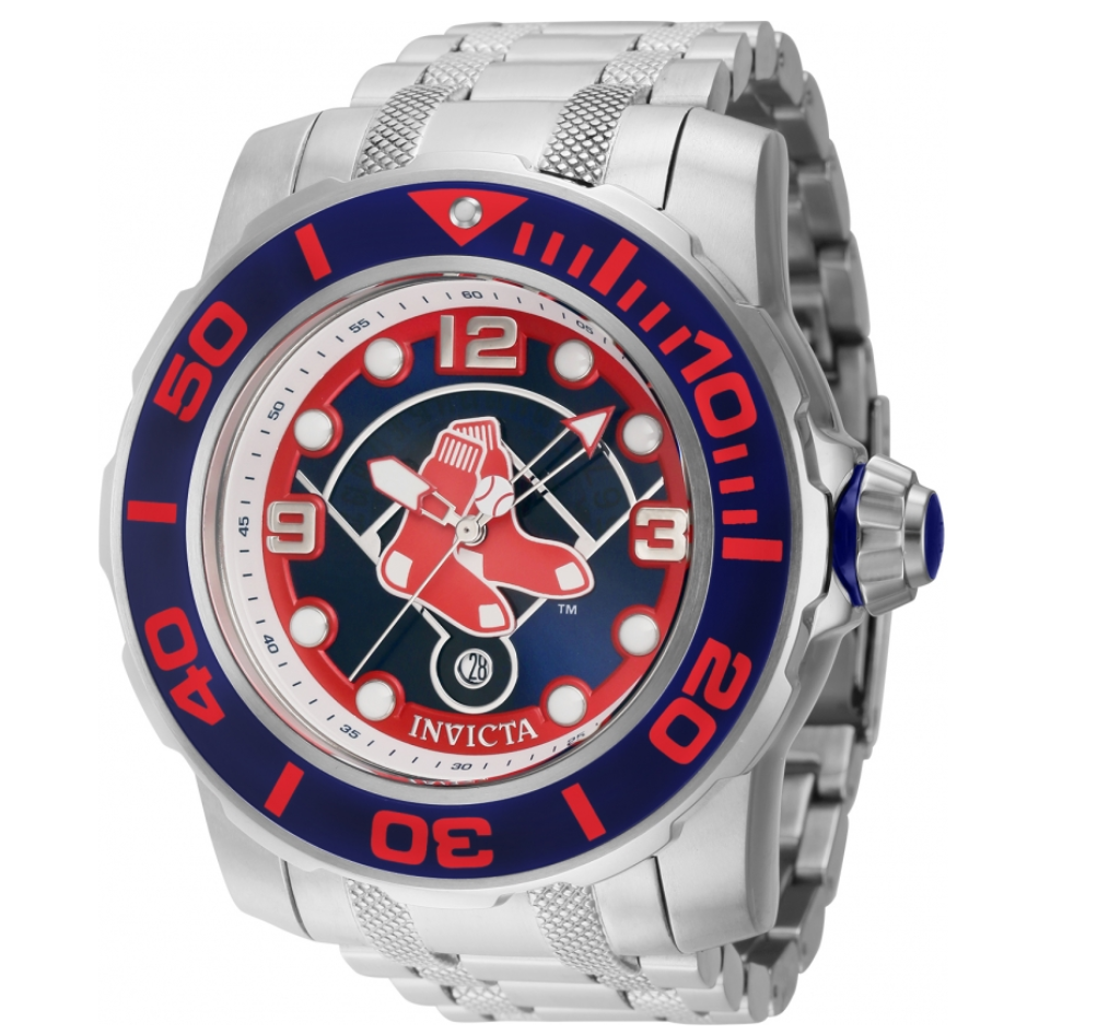 Invicta MLB Boston Red Sox Men's LARGE 58mm Automatic Stainless Watch 42791-Klawk Watches