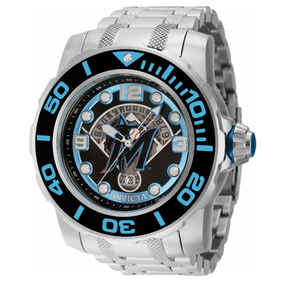 Invicta MLB Miami Marlins Men's LARGE 58mm Automatic Stainless Watch 42794-Klawk Watches