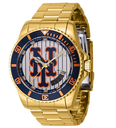 Invicta MLB New York Mets Men's 42mm Automatic Movement Stainless Watch 42986-Klawk Watches