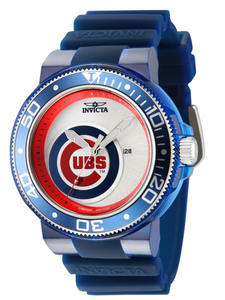 Invicta MLB Chicago Cubs Men's 52mm Limited Edition Quartz Silicone Watch 43136-Klawk Watches