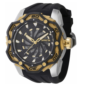 Invicta Ripsaw Automatic Men's 49mm Black Skeleton Dial Silicone Watch 44111-Klawk Watches