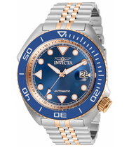 Load image into Gallery viewer, Invicta Pro Diver Sea Wolf Automatic Men&#39;s 47mm Blue Dial Rose Gold Watch 30418-Klawk Watches
