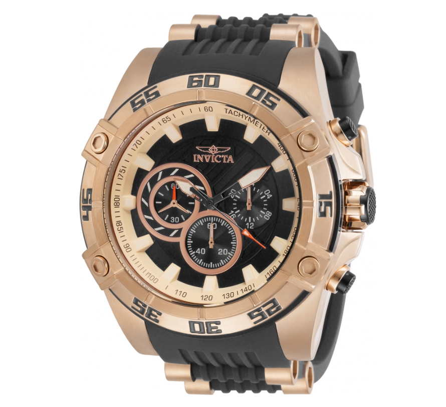 Invicta Speedway Viper 30109 Men's Rose Gold & Charcoal Chronograph Watch 52mm-Klawk Watches