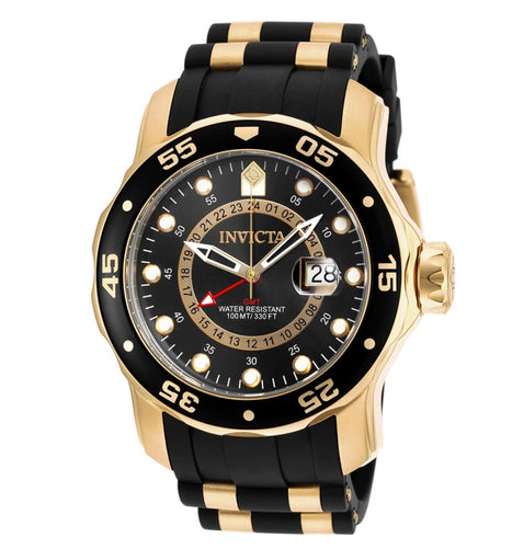 Invicta Pro Diver Scuba Men's 48mm GMT Second Time Swiss Quartz Watch 6991-Klawk Watches