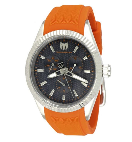 TechnoMarine Sea Dream Men's 42mm Orange Multi-Function Watch TM-719023 Rare-Klawk Watches