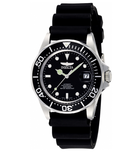 Invicta Pro Diver Automatic Men's 40mm Black Dial 200M Diver Style Watch 9110-Klawk Watches