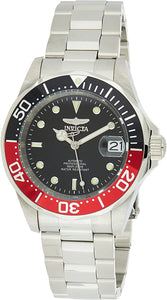 Invicta Pro Diver Automatic Men's 40mm Black and Red Bezel Black Dial Watch 9403-Klawk Watches