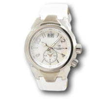 Load image into Gallery viewer, TechnoMarine Sea Dream Womens 42mm Dual-Time Faces White Leather Watch TM-716003-Klawk Watches
